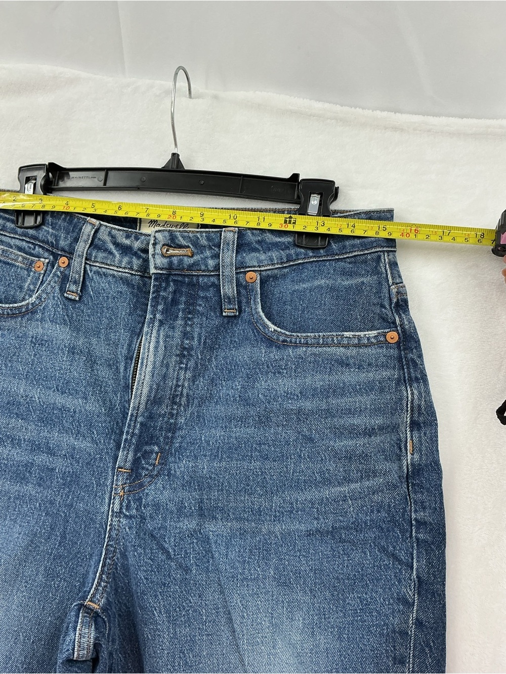 Madewell Women's Blue Ankle Jeans - Picture 6 of 8